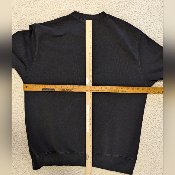 Carhartt WIP Pocket Sweat Crew Sweatshirt Black Size L - Picture 14 of 15